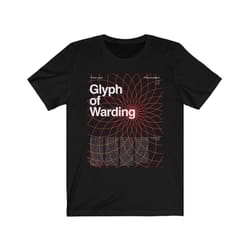 glyph of warding spell t-shirt dnd gifts dungeons and dragons d&d dungeon master