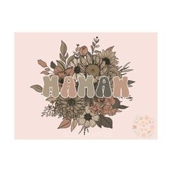 Floral Mamaw PNG-Sublimation Design Download- Mamaw sublimation, Mamaw png, retro mamaw png, summer Mamaw png, vintage M