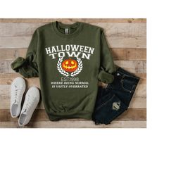 halloweentown university sweatshirt,halloweentown sweatshirt,pumpkin halloween sweatshirt,pumpkin shirt,fall sweatshirt