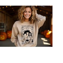 retro disney hocus pocus shirt,it's just a bunch of hocus pocus tarot card halloween shirt,retro disney halloween sweats