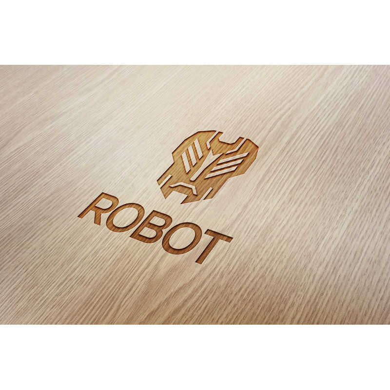 108 Robot Wood Engraved Logo Mockup.jpg