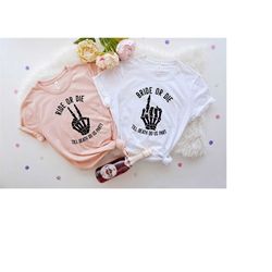 bachelorette party shirts, bride or die shirt, till death do us party shirt, wedding gifts, bridal party shirts, bridesm