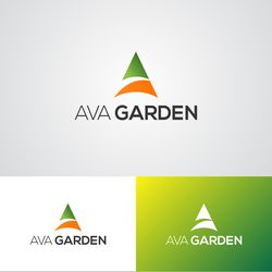 ava garden logo design template 116