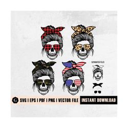 bundle mom life bun skull svg files | momlife svg | bun mom life svg | mom svg | mom life svg | bun skull svg | messy bu