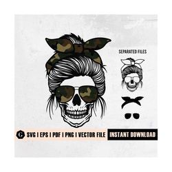 mom life camo svg | mom life svg | messy bun mom svg | mom life kid life png | camo mom skull svg | messy bun skull svg