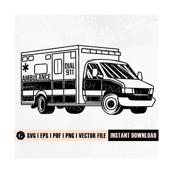 Tech Rescue Svg Ambulance Clipart Svg File | Rescue Svg | Rescue Truck Svg | | Inspire ...