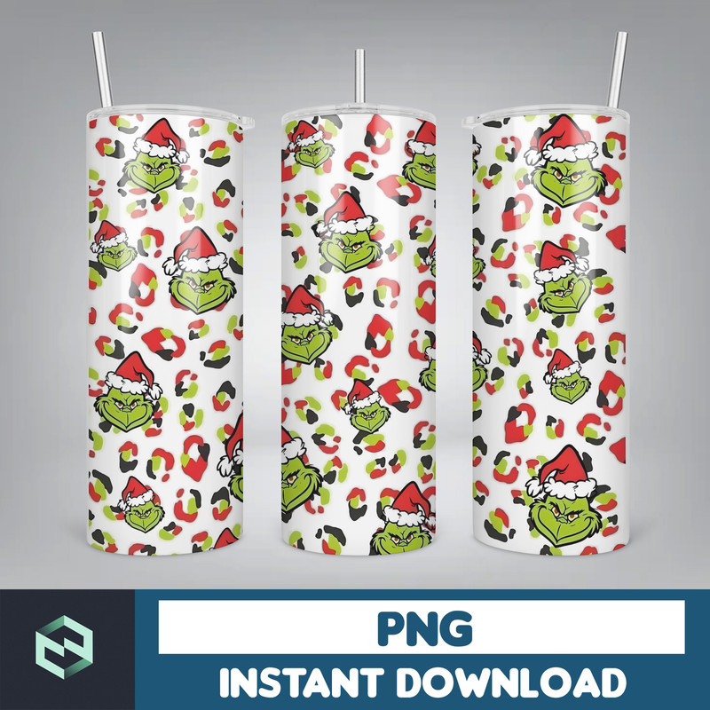 Grinch Tumbler Wrap, 20 oz Skinny Tumbler Wrap, 20oz Tumbler Png Sublimation Design (17).jpg