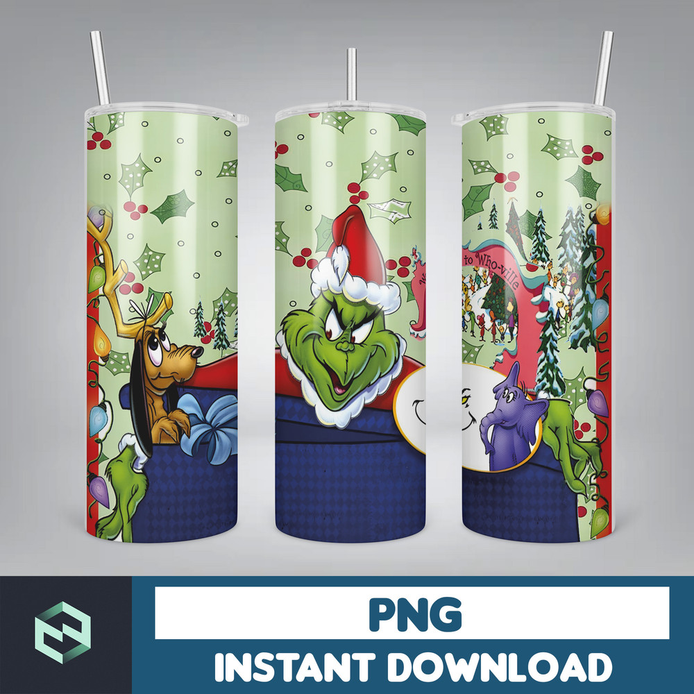Grinch Tumbler Wrap, 20 oz Skinny Tumbler Wrap, 20oz Tumbler Png Sublimation Design (31).jpg
