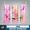 Barbie Tumbler Wrap, 20 oz Skinny Tumbler Wrap Sublimation Design, Straight & Tapered Tumbler Wrap (14).jpg