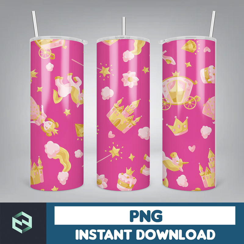 Barbie Tumbler Wrap, 20 oz Skinny Tumbler Wrap Sublimation Design, Straight & Tapered Tumbler Wrap (64).jpg