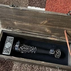 custom hand forged engraved carbon viking hammer. custom viking hammer best gift