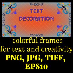 Clipart, frame for text congratulations, wedding invitations, anniversary. Labels, stickers, scrapbooking, cards.
