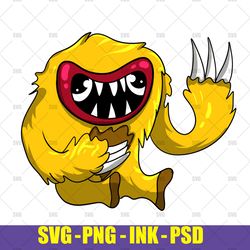 Wooly Bully Sit SVG, Wooly Bully Sit PNG, Wooly Bully Runing Ink,Garten of banban SVG, Wooly Bully Sit SVG,PNG,INK