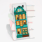 counted cross stitch bookmark pattern cat house
