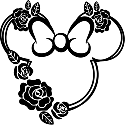 mickey mouse flower svg, disney mickey mouse, disneyland castle silhouette, winter with snowflakes, cut files for cricut