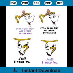 chip and mrs potts beauty and the beast svg, disney svg, chip and mrs potts, beauty and the beast, disney chip svg, chip