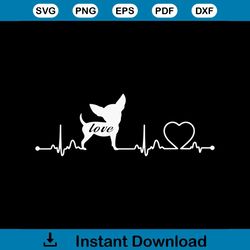 love chihuahua heartbeat svg, animal svg, chihuahua svg, love chihuahua svg, chihuahua heartbeat, chihuahua lover, chihu