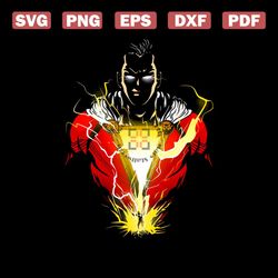shazam superhero save the world tv show svg