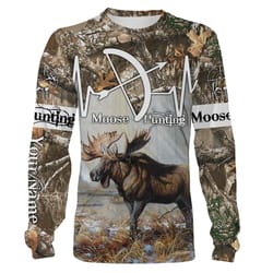 best moose hunting camouflage custom name 3d all over print sweatshirt, long sleeves, hoodie, face shield &8211 personal