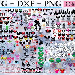 mickey mouse svg, mickey mouse bundle svg, png, dxf, pdf, jpg,...