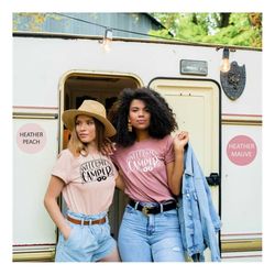 welcome to our camper, hiking shirt, outdoor shirt, adventure shirt, wildlife shirt, camping t-shirt, happy camper, cute