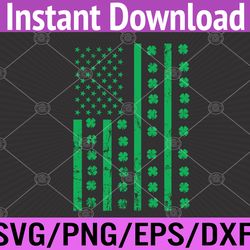 saint st patricks day usa american irish shamrock ireland svg, eps, png, dxf, digital download