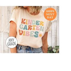 retro teacher shirts, back to school teacher shirt, first day of school shirt for teachers, back to school shirt kinderg