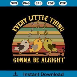 every little thing gonna be alright svg
