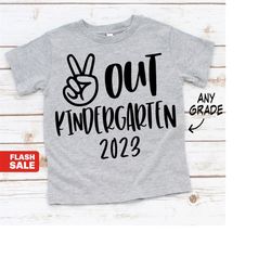 kindergarten graduation shirt boys, last day of kindergarten graduate shirt, peace out kindergarten graduation gift