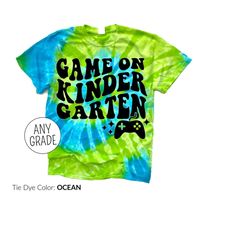 back to school shirt boy, kindergarten shirt, kids first day of school shirt preschool first grade game on