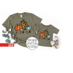 fall yall shirt, halloween mommy and me outfits, toddler girl halloween shirt, pumpkin crewneck sweatshirt