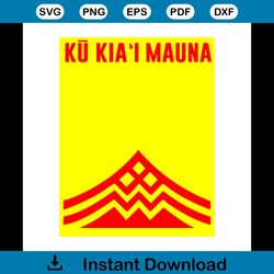 ku kiai mauna kupuna flag svg