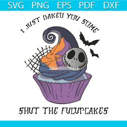 i just baked you some shut the fucupcakes svg, halloween svg, fucupcakes svg, jack skellington svg, halloween jack skell