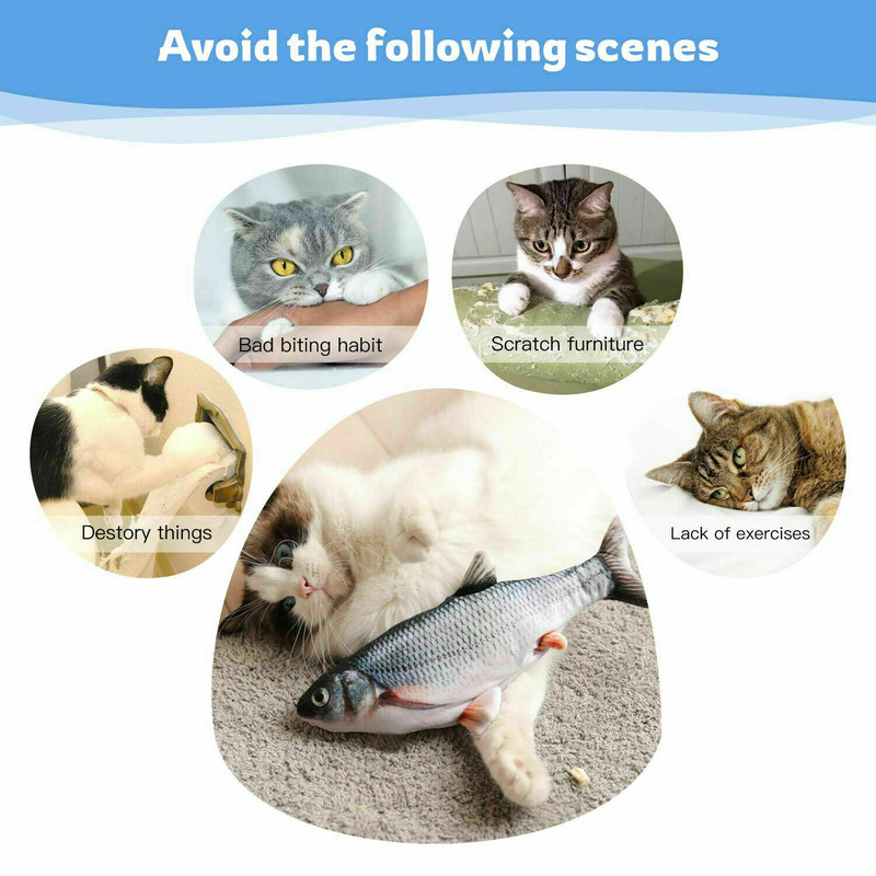 Electric Flopping Fish Cat Toy 2