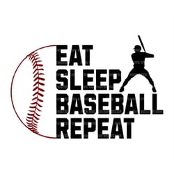 eat sleep baseball repeat svg, baseball player, baseball mama, baseball mom. vector cut file cricut, silhouette, pdf png