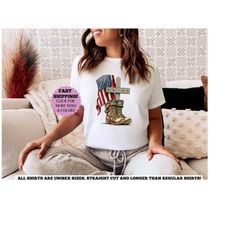 land of the free because of the brave america tee, memorial day shirt, patriotic tee, usa flag boot tee, american flag i