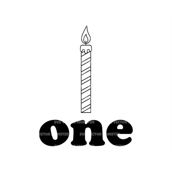 One Svg, Baby First Birthday Svg, 1st Birthday Svg, Baby One - Inspire ...