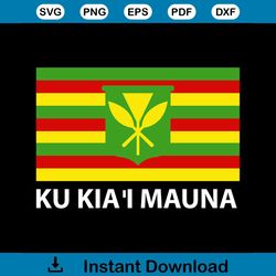ku kia mauna we are mauna kea svg, nation svg