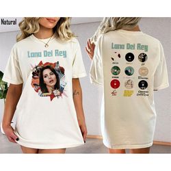lana del rey vintage shirt, lana del rey graphic unisex shirt, lana del rey album tee, lana del rey 2 sides t shirt, lan