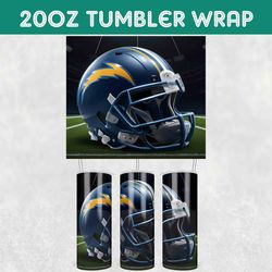 Los Angeles Chargers Football Tumbler Wrap, Chargers Football Tumbler Wrap, Football Tumbler Wrap, NFL Tumbler Wrap
