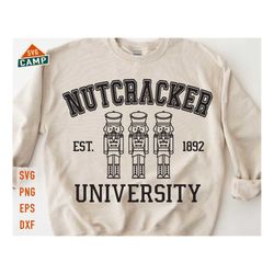 nutcracker university svg, merry christmas svg, nutcracker crew svg, nutcracker christmas svg, nutcracker ornament, chri