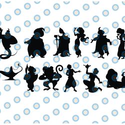 aladdin bundle svg, dxf, png, aladdin silhouette bundle svg, dxf, png, aladdin cricut, image files