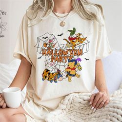 disney pooh halloween shirt, winnie the pooh halloween shirt, pooh and friends halloween, mickey ears halloween shirt.