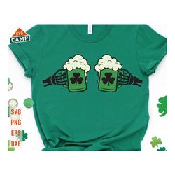 skeleton shamrock drinking svg, skeleton st patricks svg, funny st patricks day svg, st patricks day svg, st patricks da