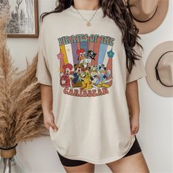 vintage disneyland pirates of the caribbean shirt, mickey pirates shirt, retro disneyland shirt, disney trip shirt.