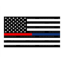 thin blue red line flag svg. police svg, firefighter svg, fire department, police law department. cut file cricut, silho