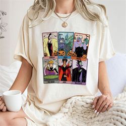retro villains tarot cards shirt, bad witches club shirt, family villain shirt, disney vacation shirt, bad girls villain