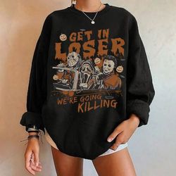 vintage michael myers halloween sweatshirt, michael myers shirt, horror movies shirt, horror character shirt, halloween