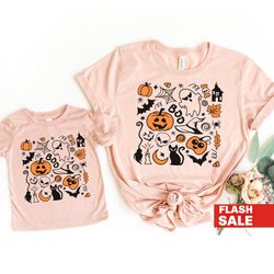 vintage halloween cat shirt