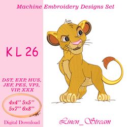 KL 26. Machine embroidery design in 8 formats and 4 sizes